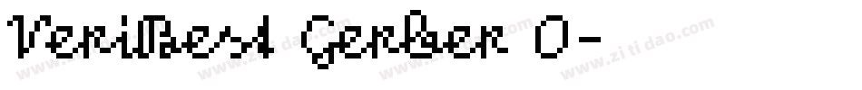 VeriBest Gerber 0字体转换